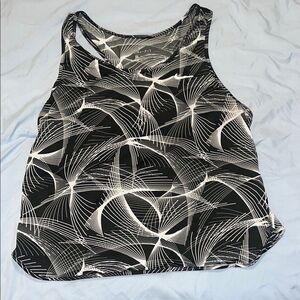 NWOT Nike Drifit Black and White Graphic Tank Top